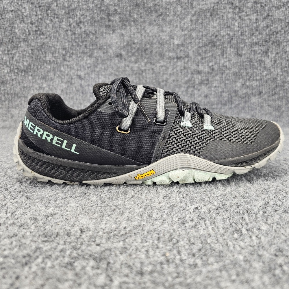 Merrell Trail Glove 6 Womens Size 10 Black Minimalist Barefoot Hiking Shoes